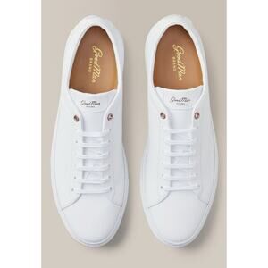 Good Man Brand Mono White Rose Gold Edge Lo-Top Sneaker Nappa Leather Mens 8.5